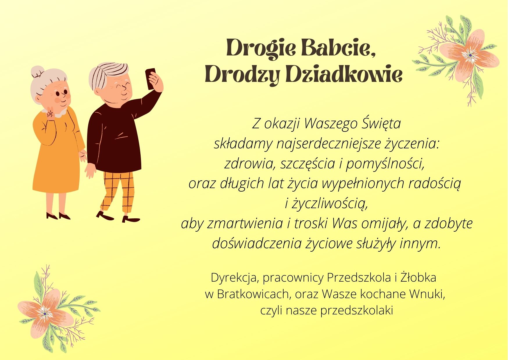 Dzień Babci i Dziadka